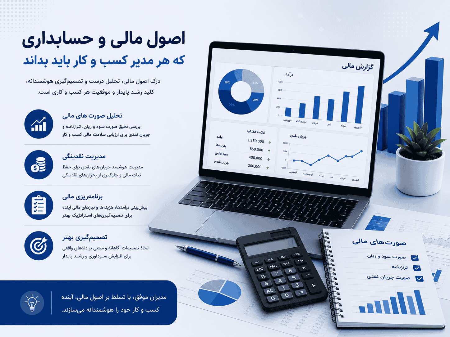 فناوری مالی و نرم افزار حسابداری ابری برای مدیریت اصول مالی کسب و کار
