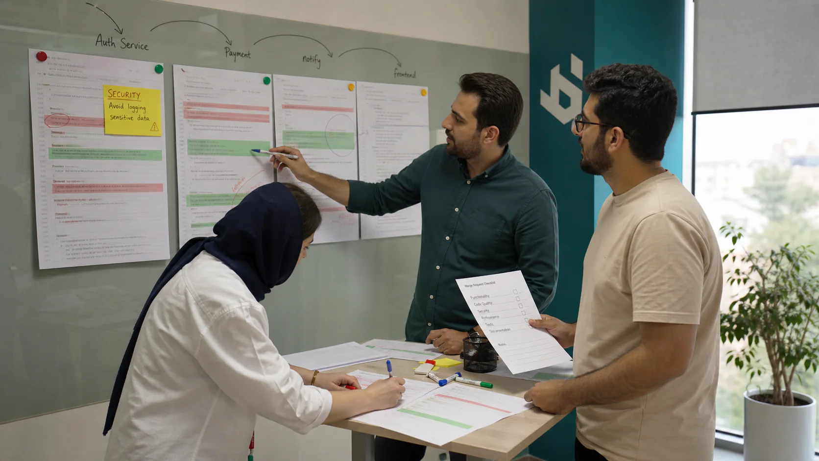 بازبینی انسانی کد تولیدشده با AI پیش از Merge