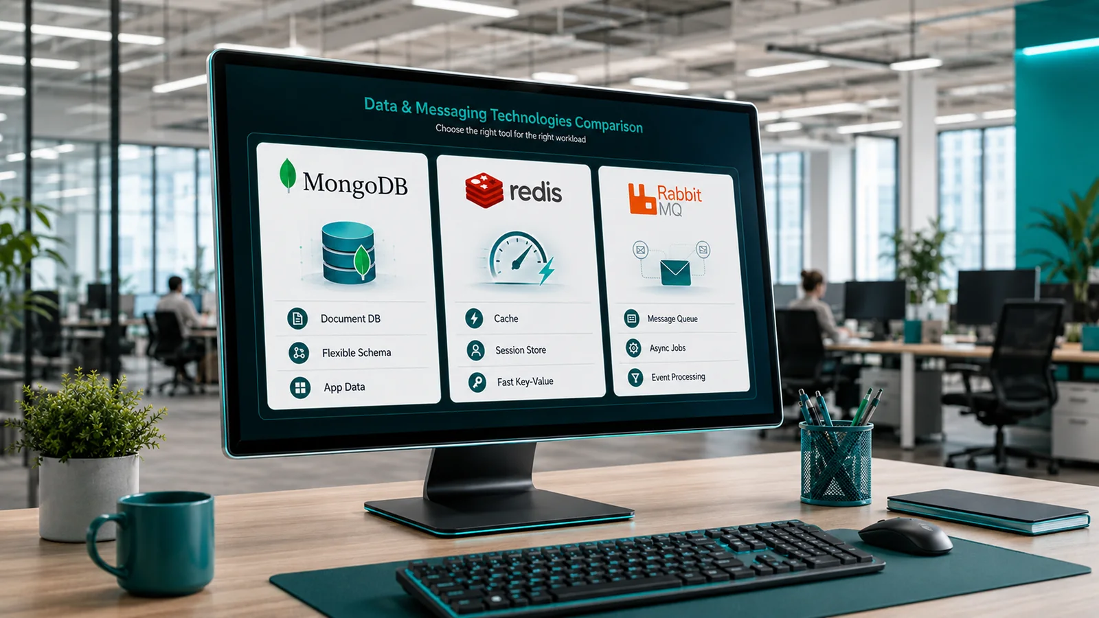 راهنمای کاربردی استفاده سریع از Redis، MongoDB و RabbitMQ در آرانیک