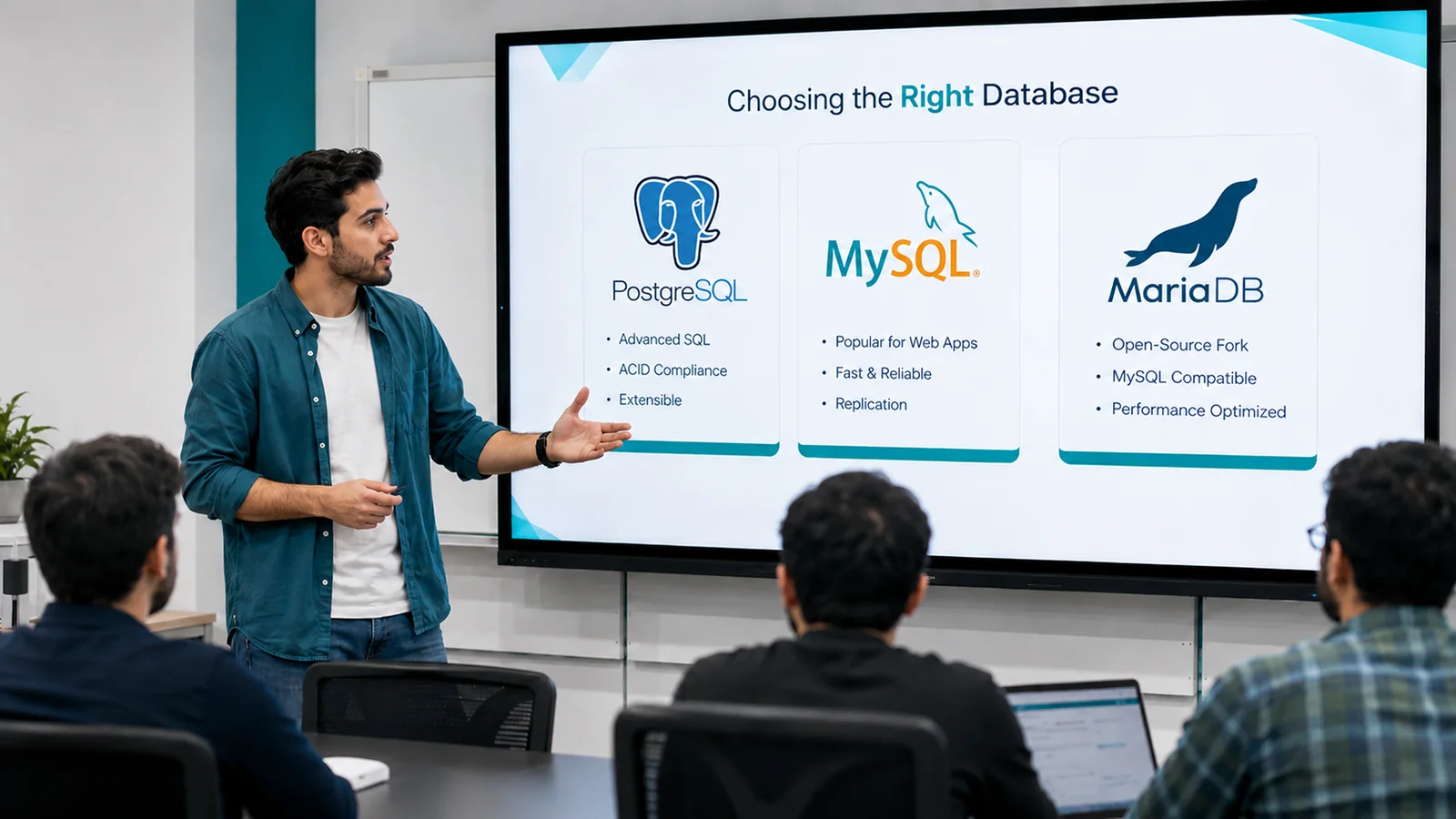مقایسه PostgreSQL، MySQL و MariaDB برای انتخاب دیتابیس رابطه‌ای در آرانیک
