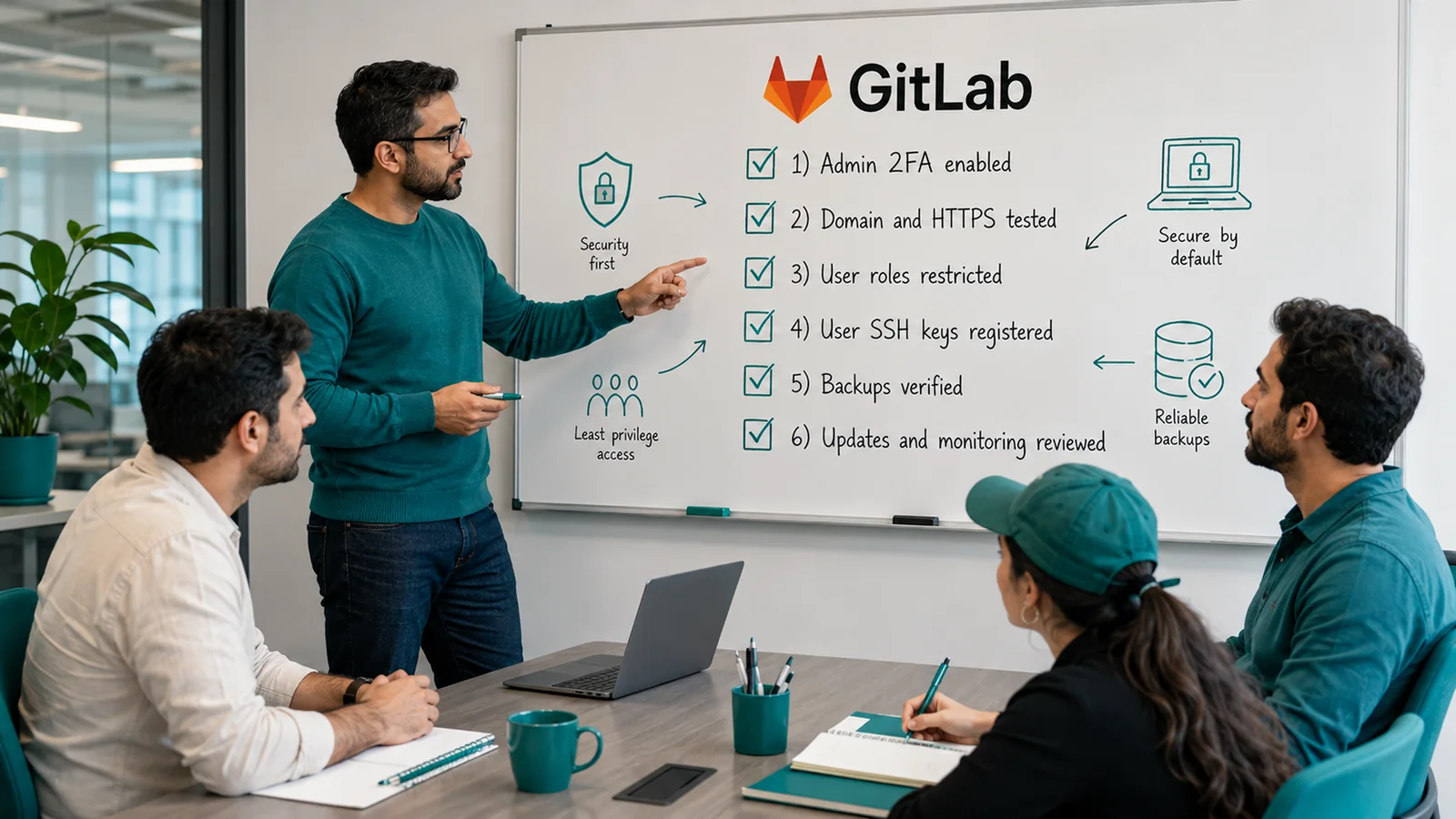 تنظیمات GitLab بعد از نصب؛ چک‌لیست امنیت و نگهداری