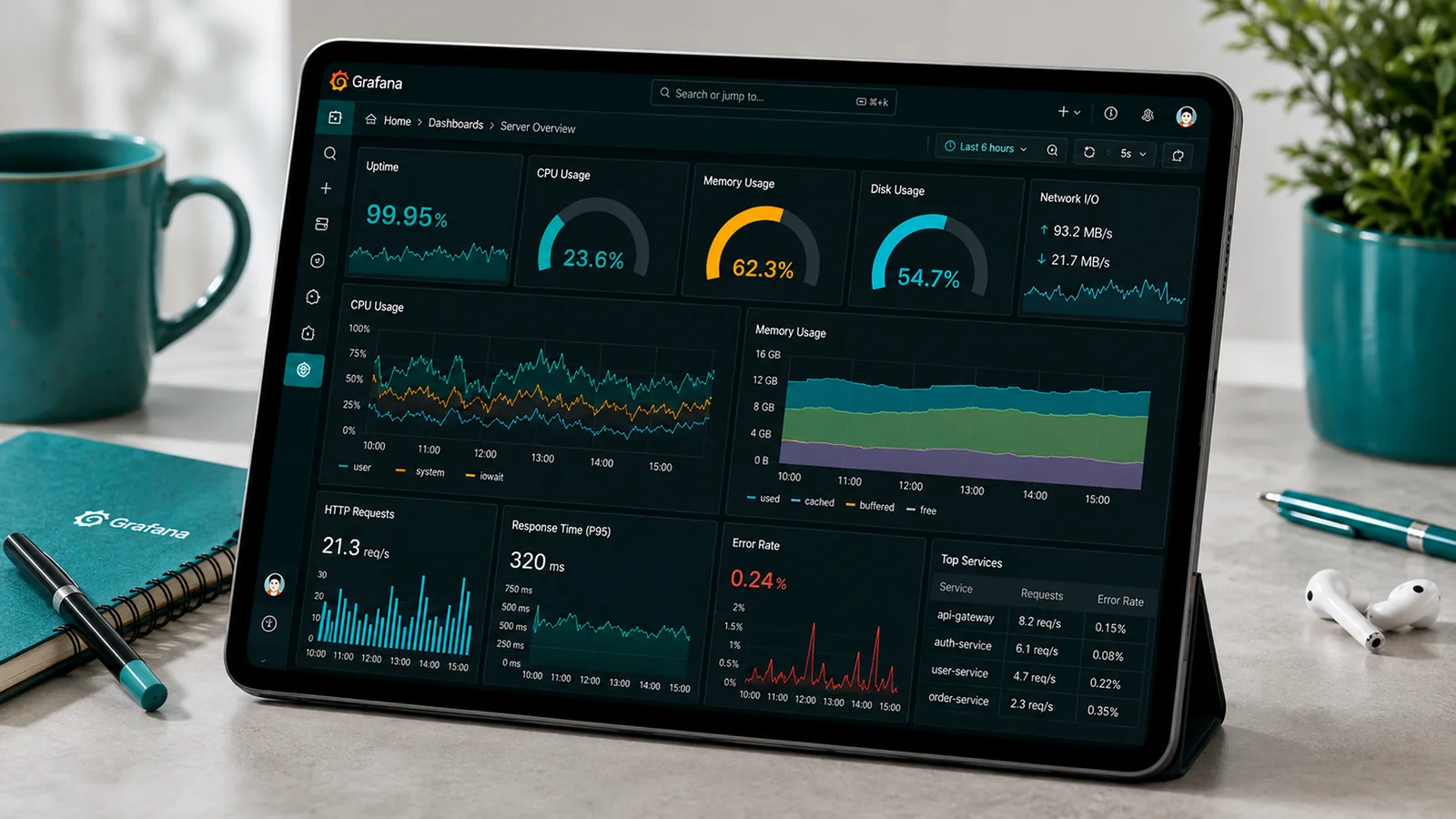 آموزش کامل Grafana: راهنمای ساخت داشبوردهای مانیتورینگ و دیپلوی ۱ کلیکی در آرانیک