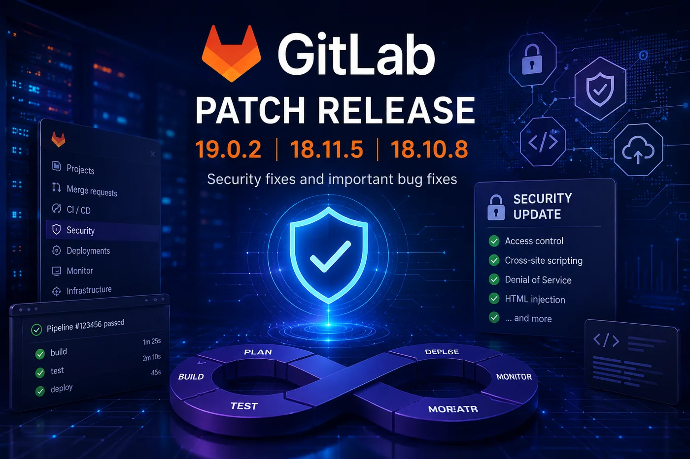 رفع آسیب‌پذیری‌های امنیتی GitLab در نسخه‌های جدید این پلتفرم DevOps